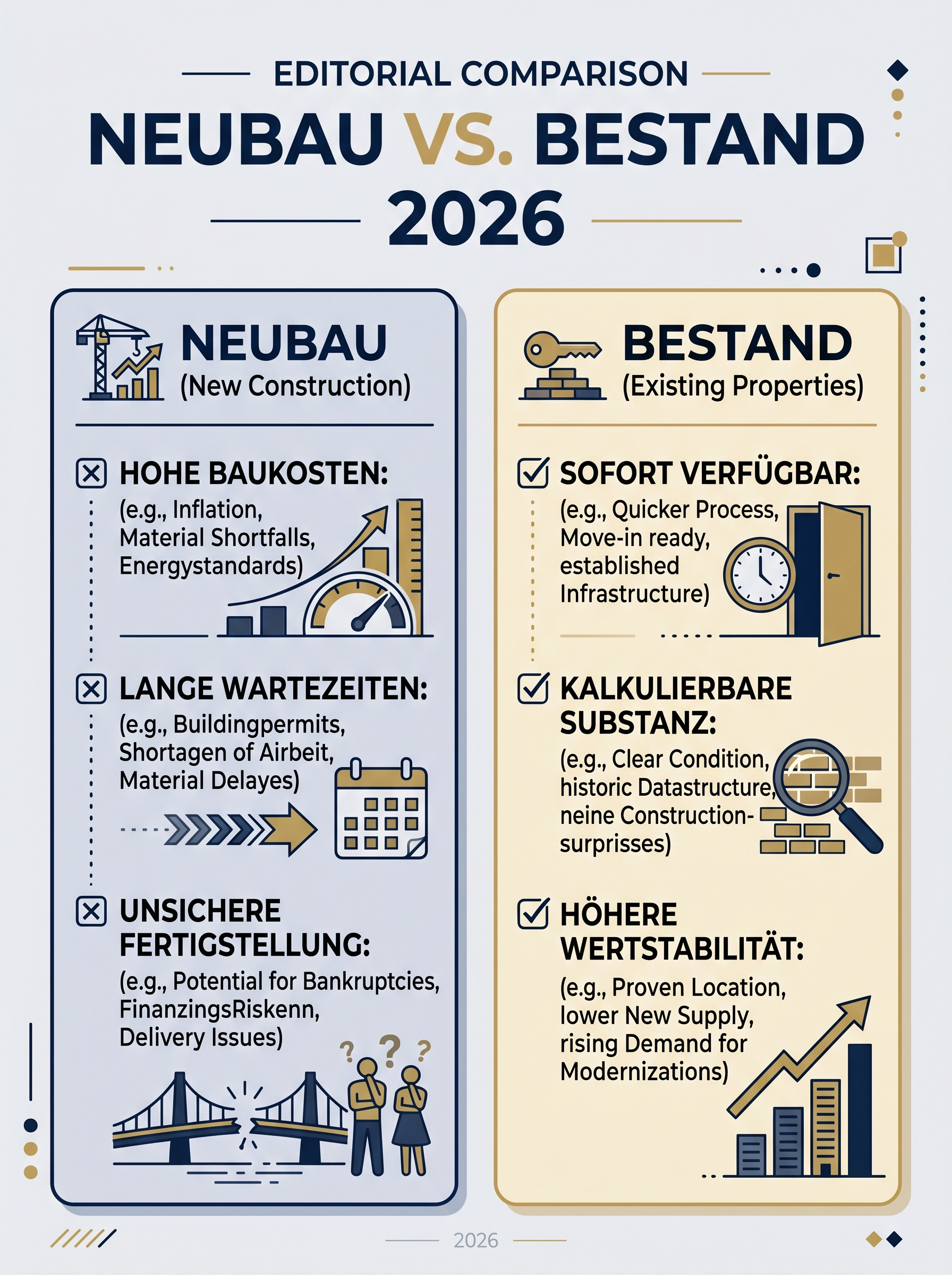 Neubau vs. Bestand 2026